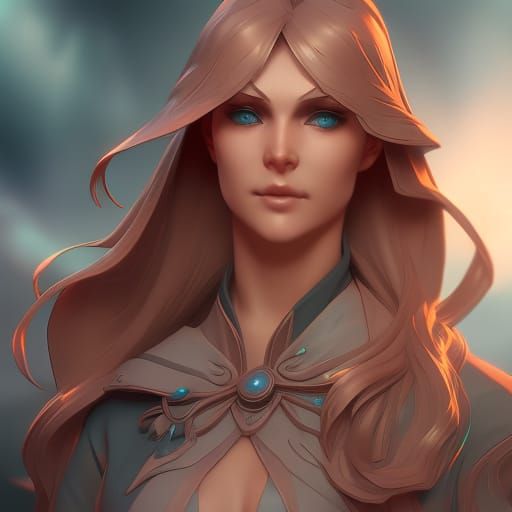 Jenny Malone Portrait in Hyperdetailed Digital Art Style