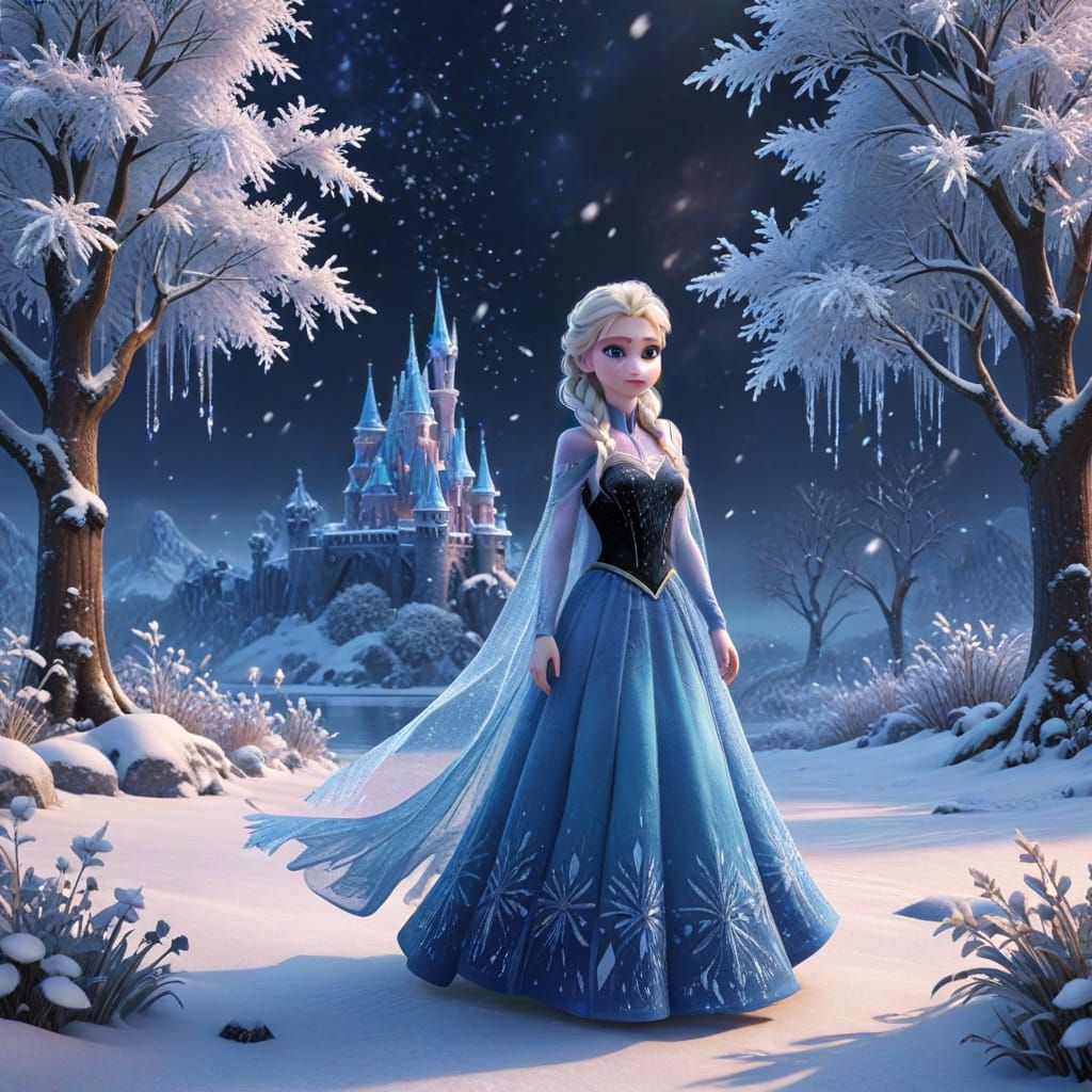 Magical Frozen Winter Landscape