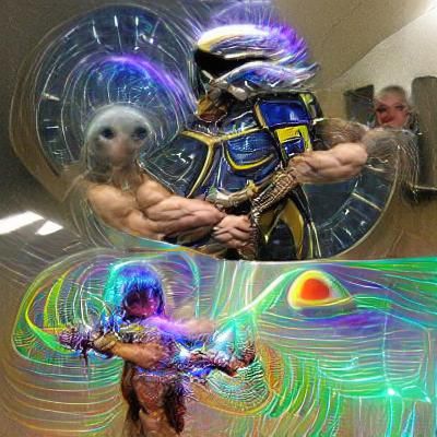 Warrior Ripped Through Time and Space