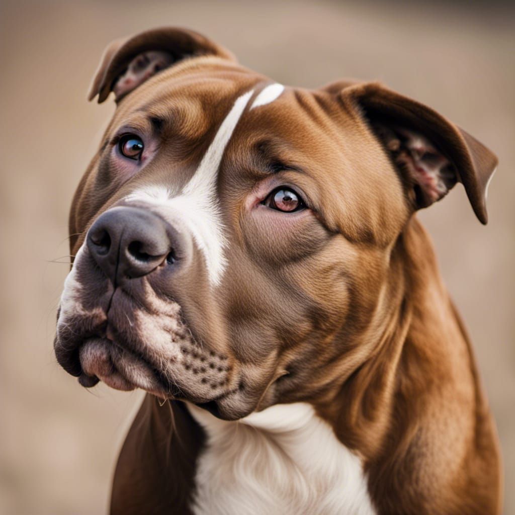 Mixed Breed Dog Portrait in High Resolution
