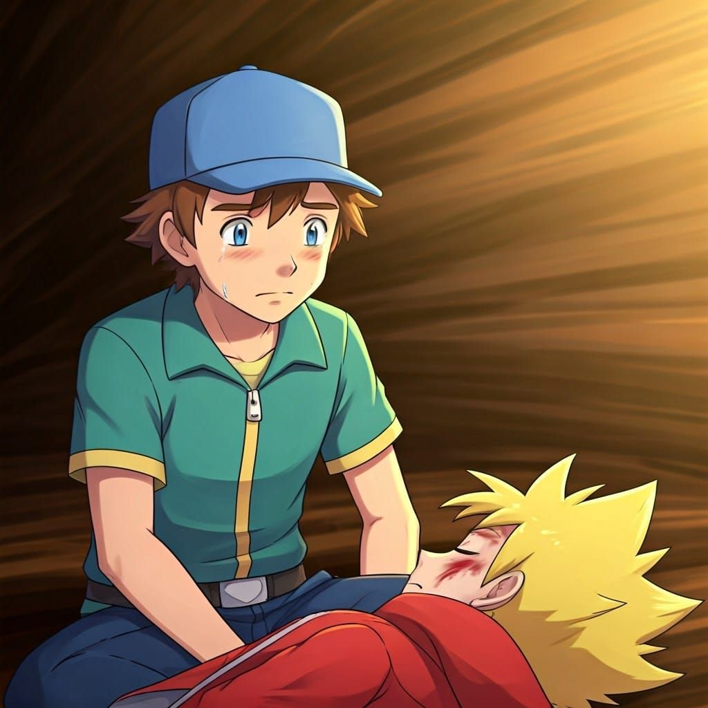 Concerned Pokémon Trainer Ritchie Holds Vigil for Unconsciou...