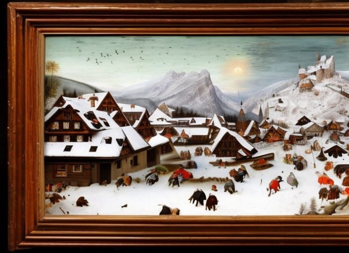 Warhammer Winter Fair in Northern Renaissance Style