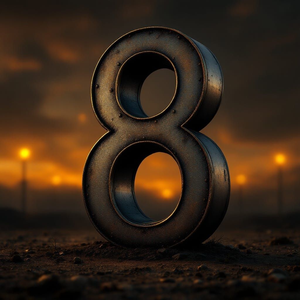 The number 8