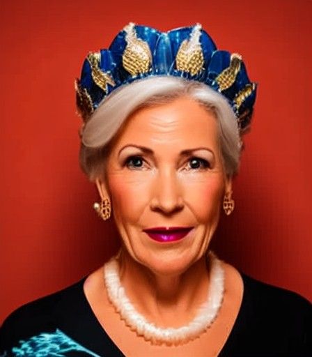 Underwater Aqua Queen with Seashell Crown