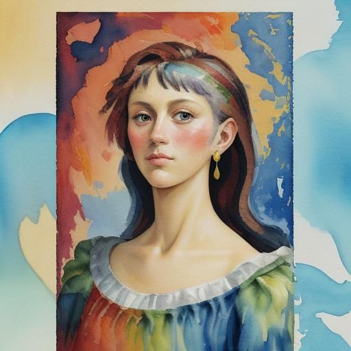 Human Design in Gouache and Watercolor Style