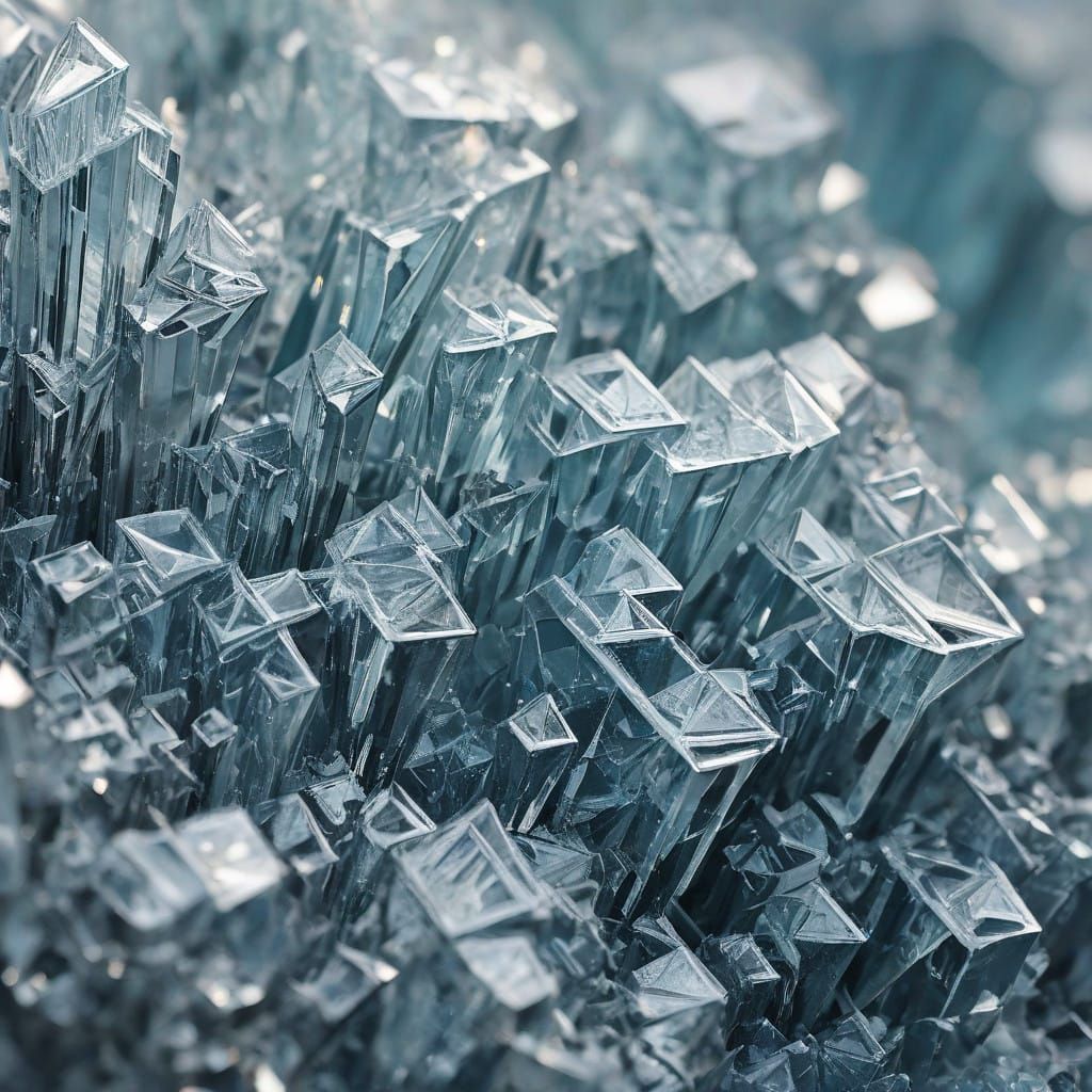 Stunning Crystalline Geometries in Macro Photography