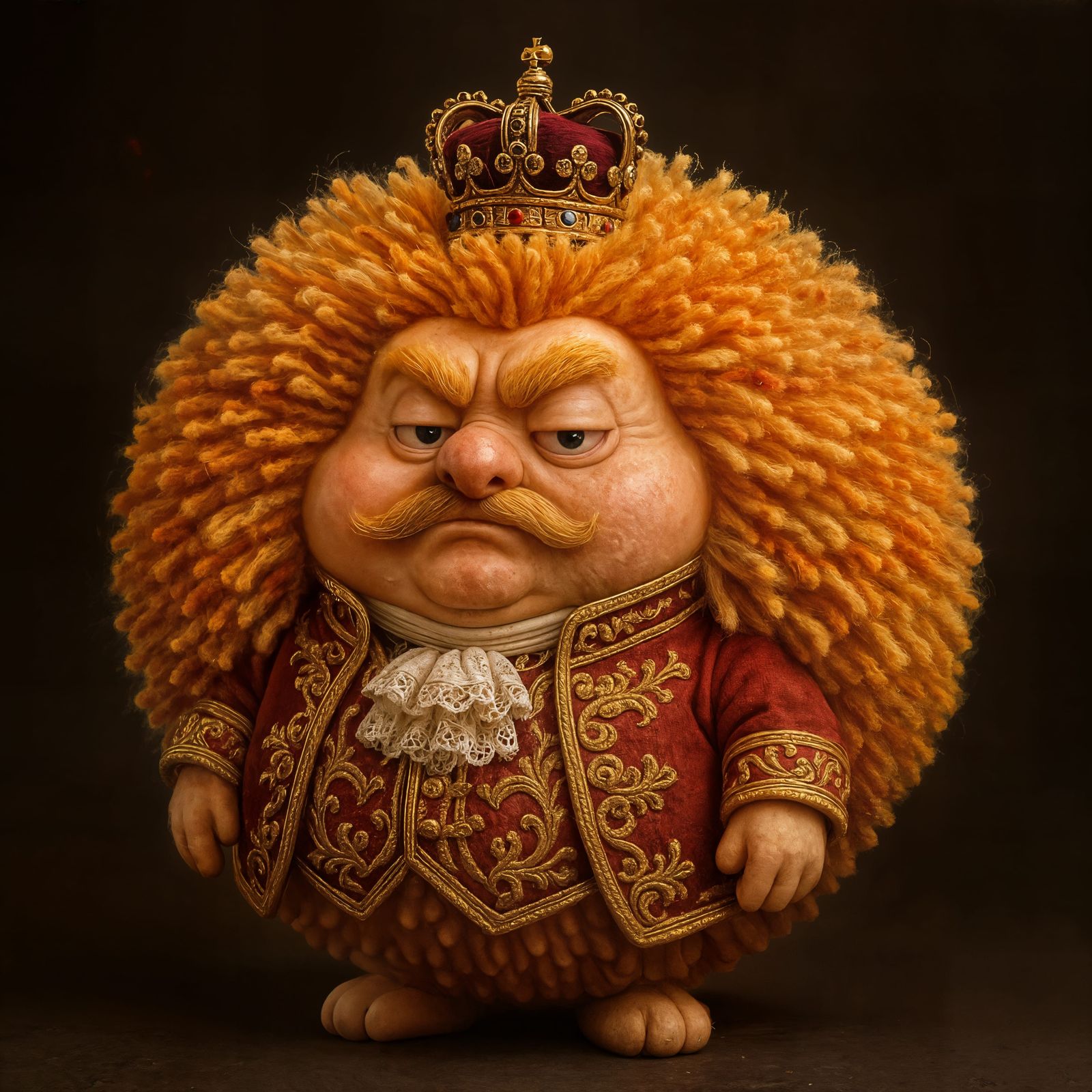 Pompous Pom Pom Character in Detailed CGI