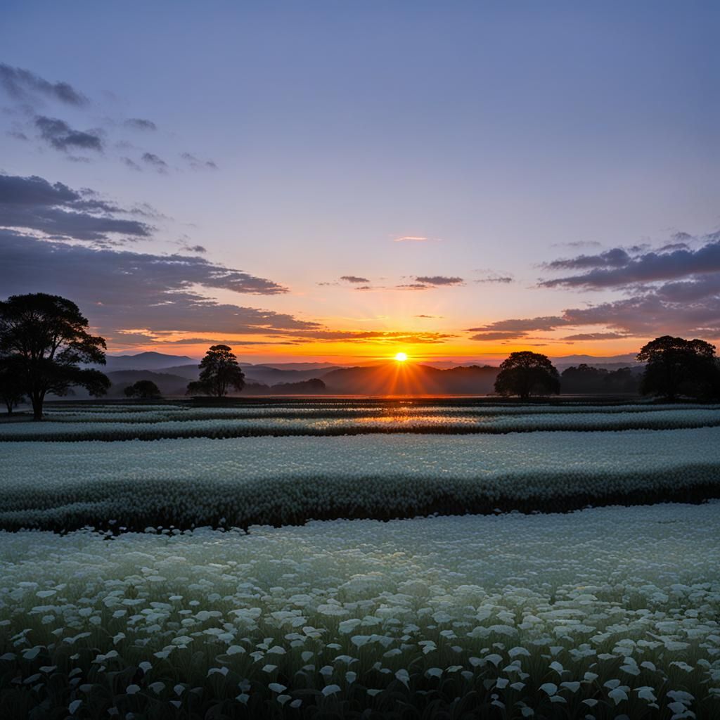 Brilliant Sunrise Over the Horizon