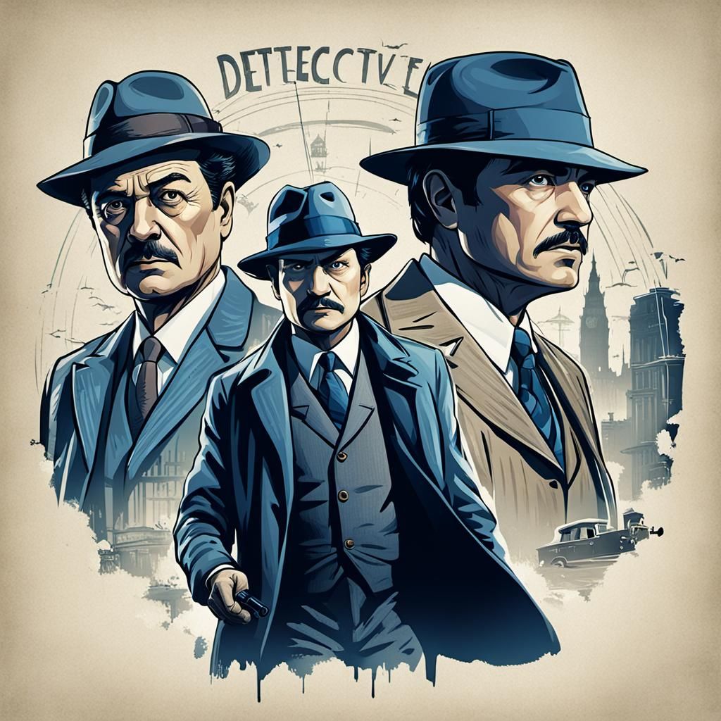 Colombo Inspired Detective Portrait