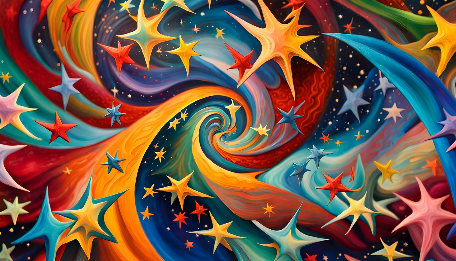 Abstract Stars in Cosmic Energy Vortex