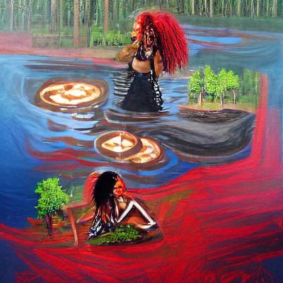 Eerie Black Magic Concept Art