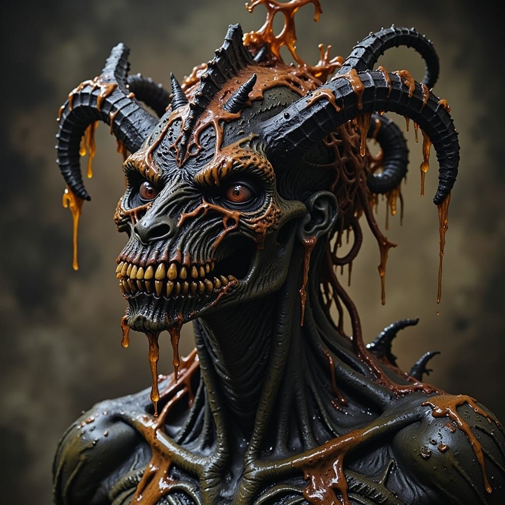 Lovecraftian Dragon Emerge from Dark Cosmic Goo