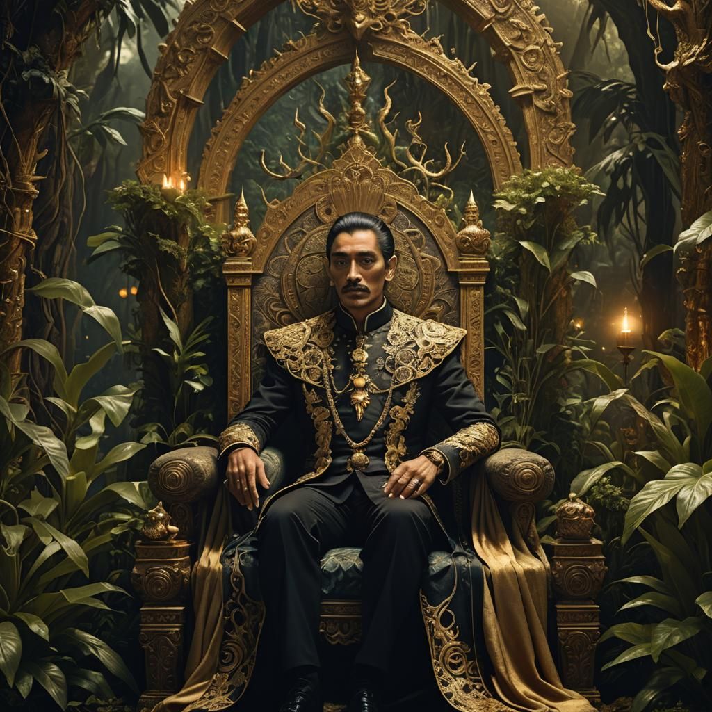 King on Throne: Fantasy Matte Painting