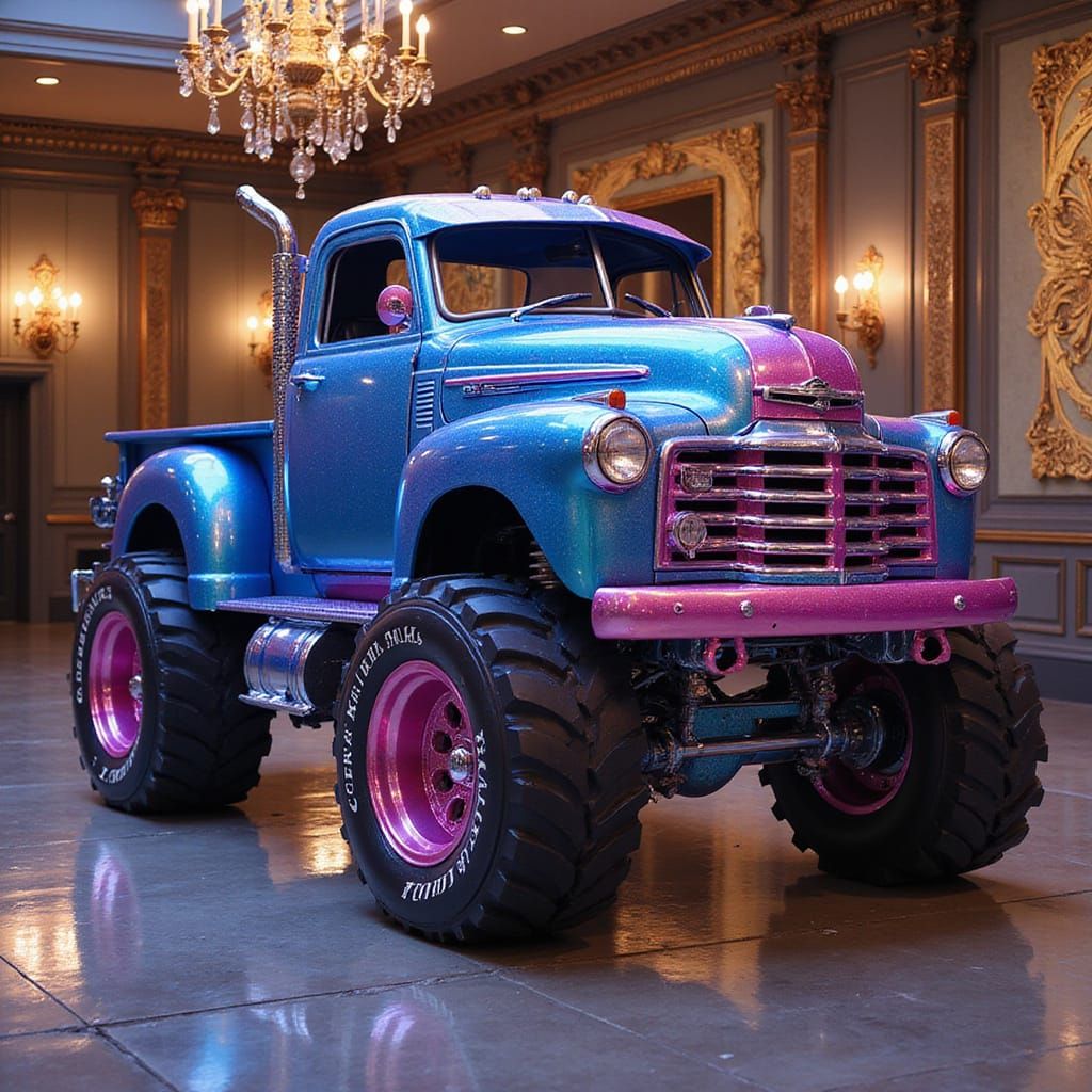 Hyperkraximalist Tonka Truck in Spectral Gradient