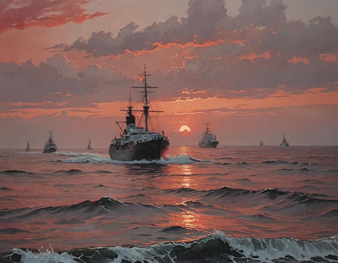 Red sunset
