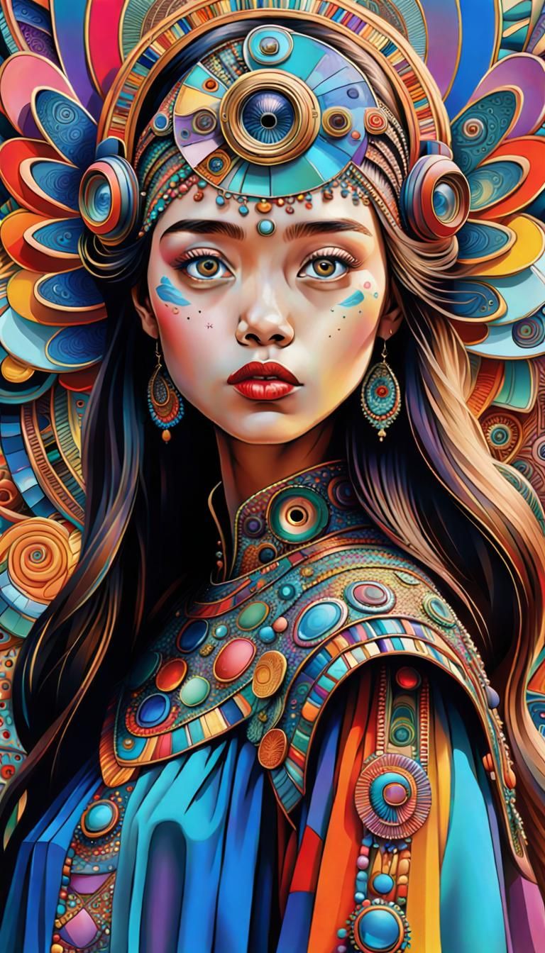 She never looks back.