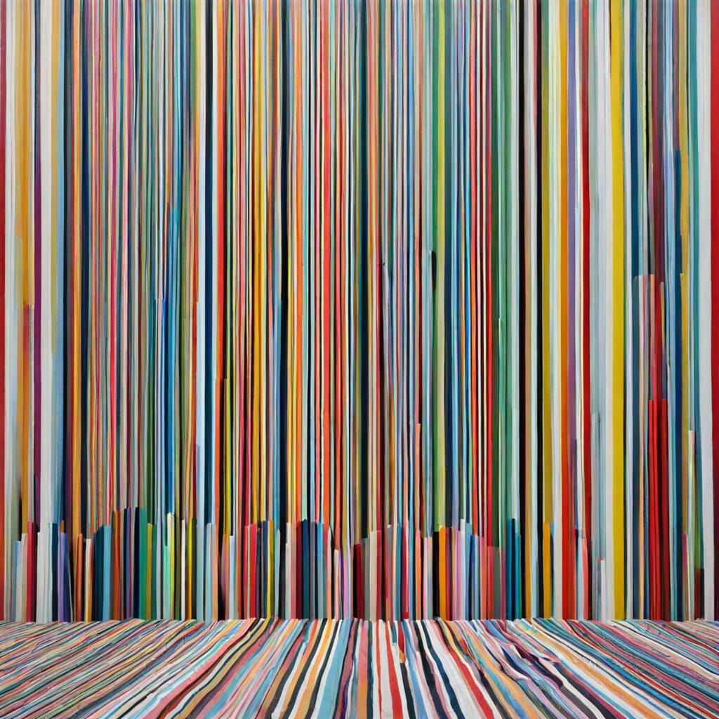 Bold Geometric Patterns in Neon Colors