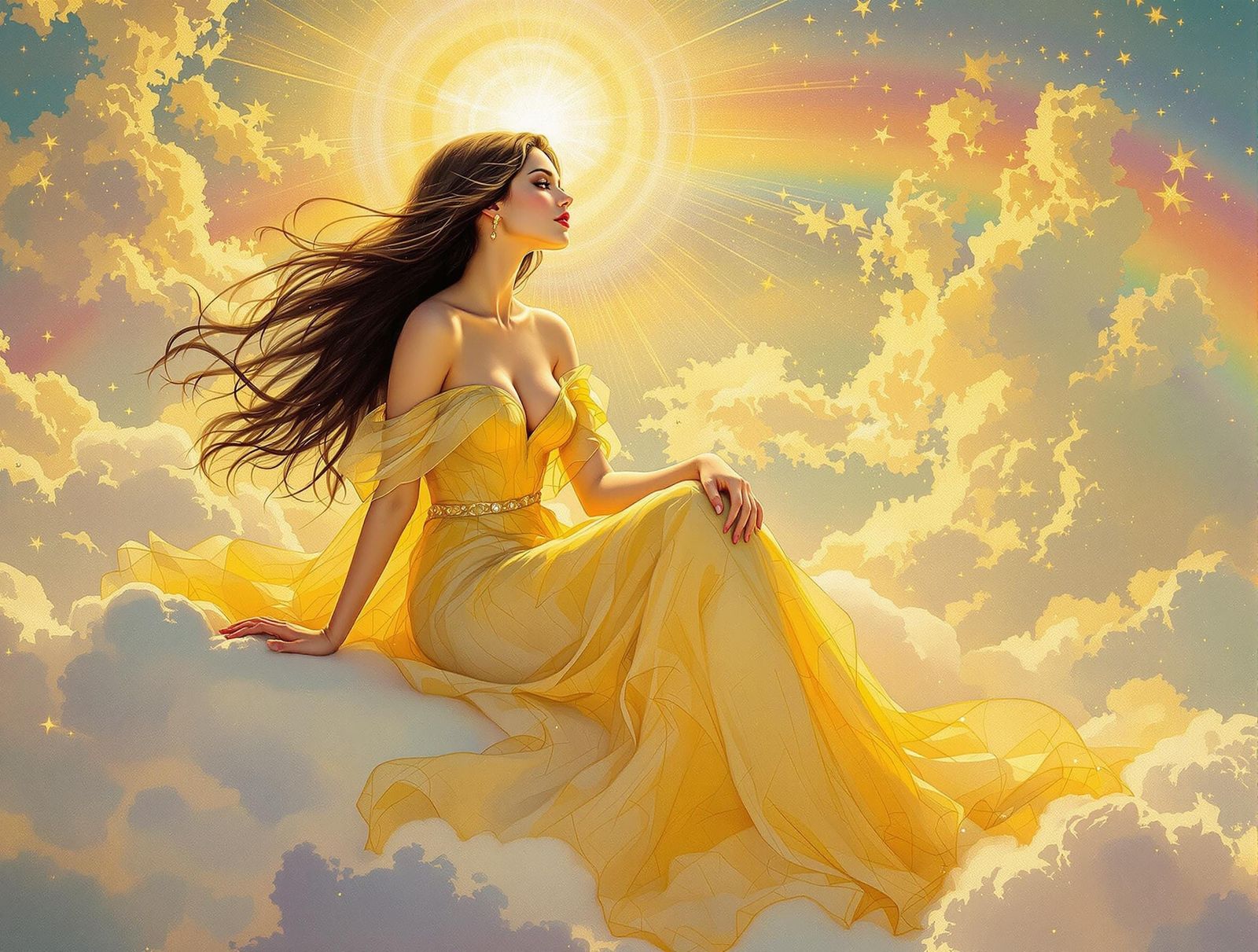 Between stars and sun