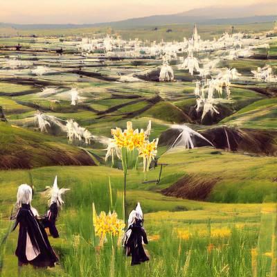Ethereal Asphodel Fields of the Underworld