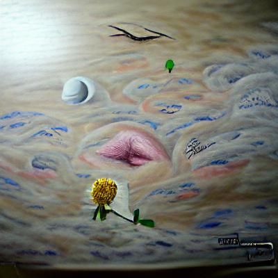 Lonely Existence: Beautiful Detailed Painting