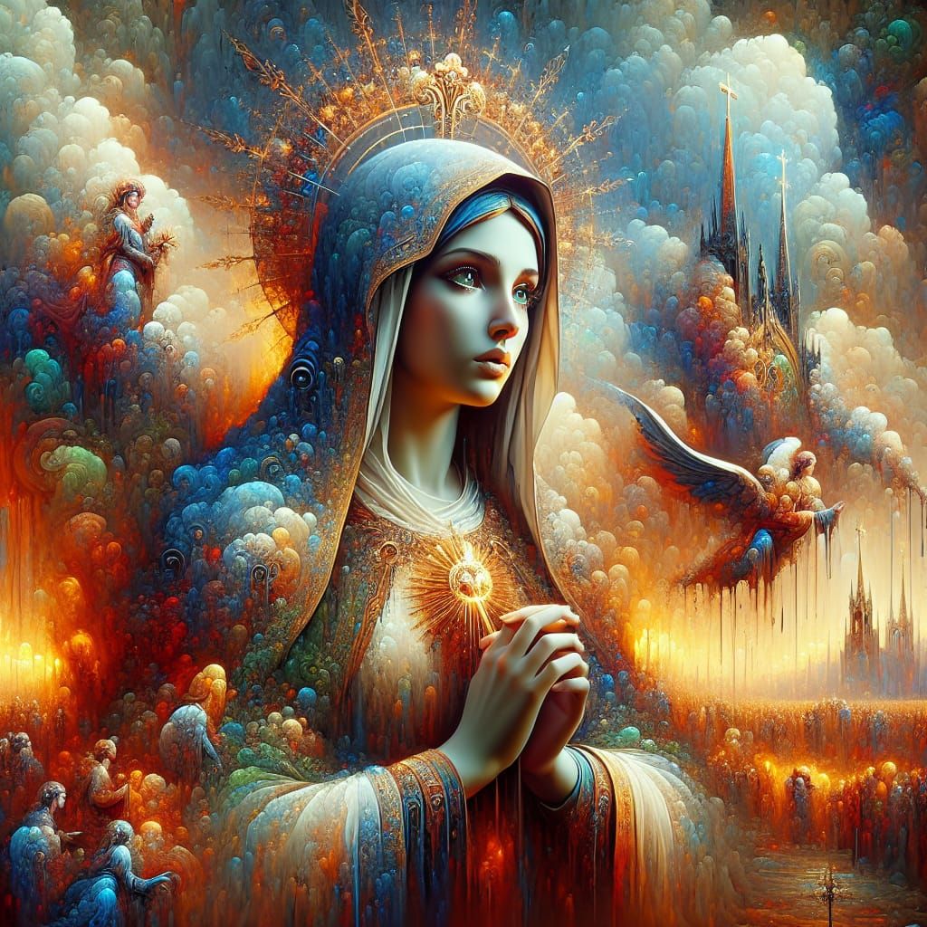 Our Lady of Guidance: Fantasy Matte Painting