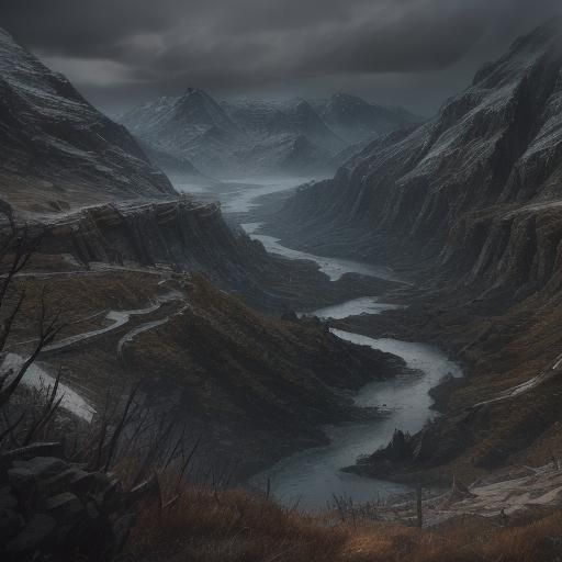 Fantasy Landscape in Photo Realistic Style