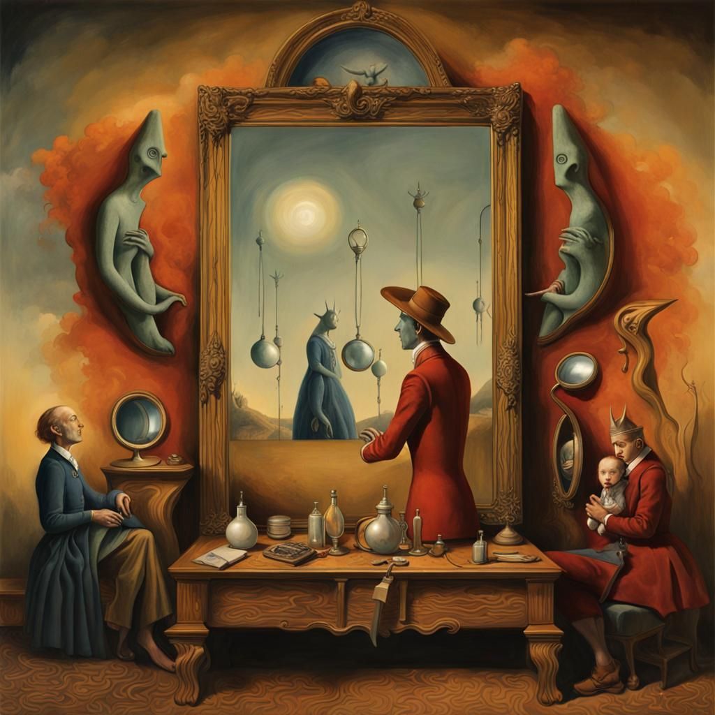 Dreamlike Surrealism in Deep Color, a Digital Masterpiece