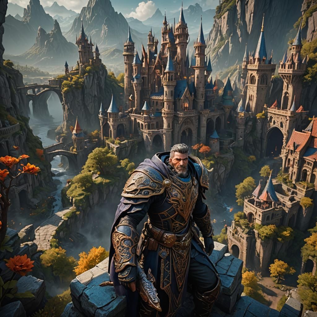 Themysciran Warrior: Detailed Fantasy Concept Art