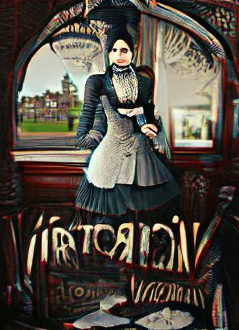 Victorian Gothic Scene Inspired by Alice: Madness Returns