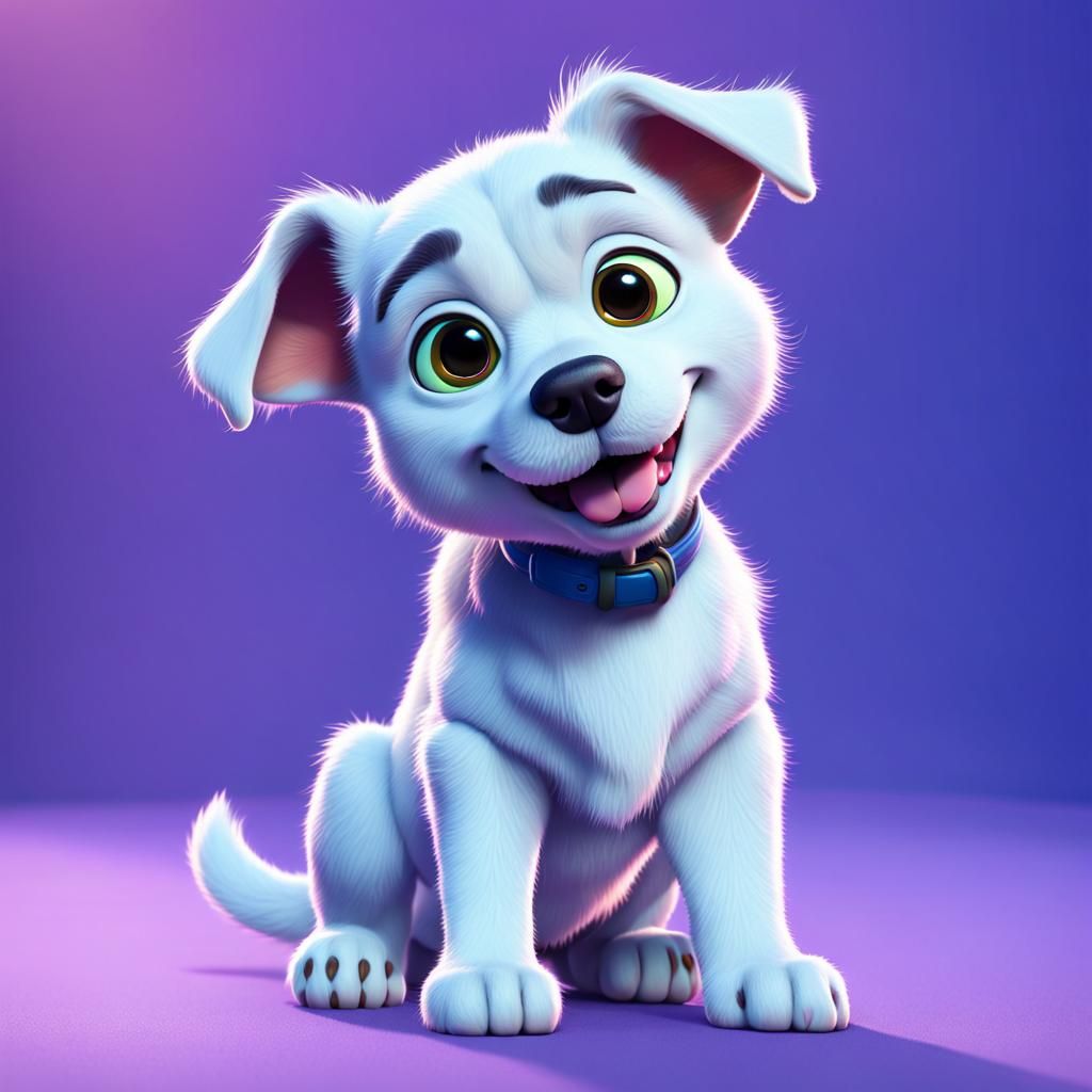 Cutest Dog Ever: 3D Digital Art