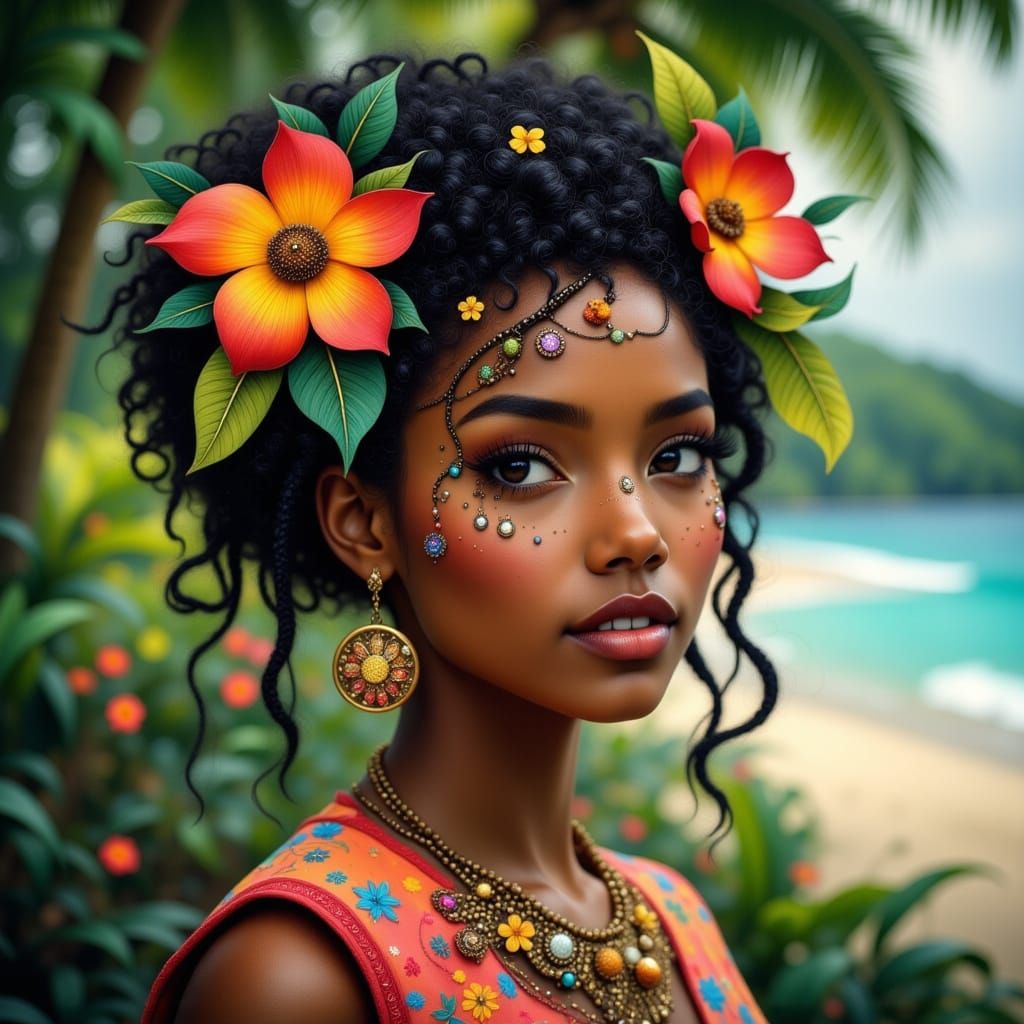 <lora:Shadow whimsy:1.0> <lora:Flux Hyperreal:1.0> Caribbean...
