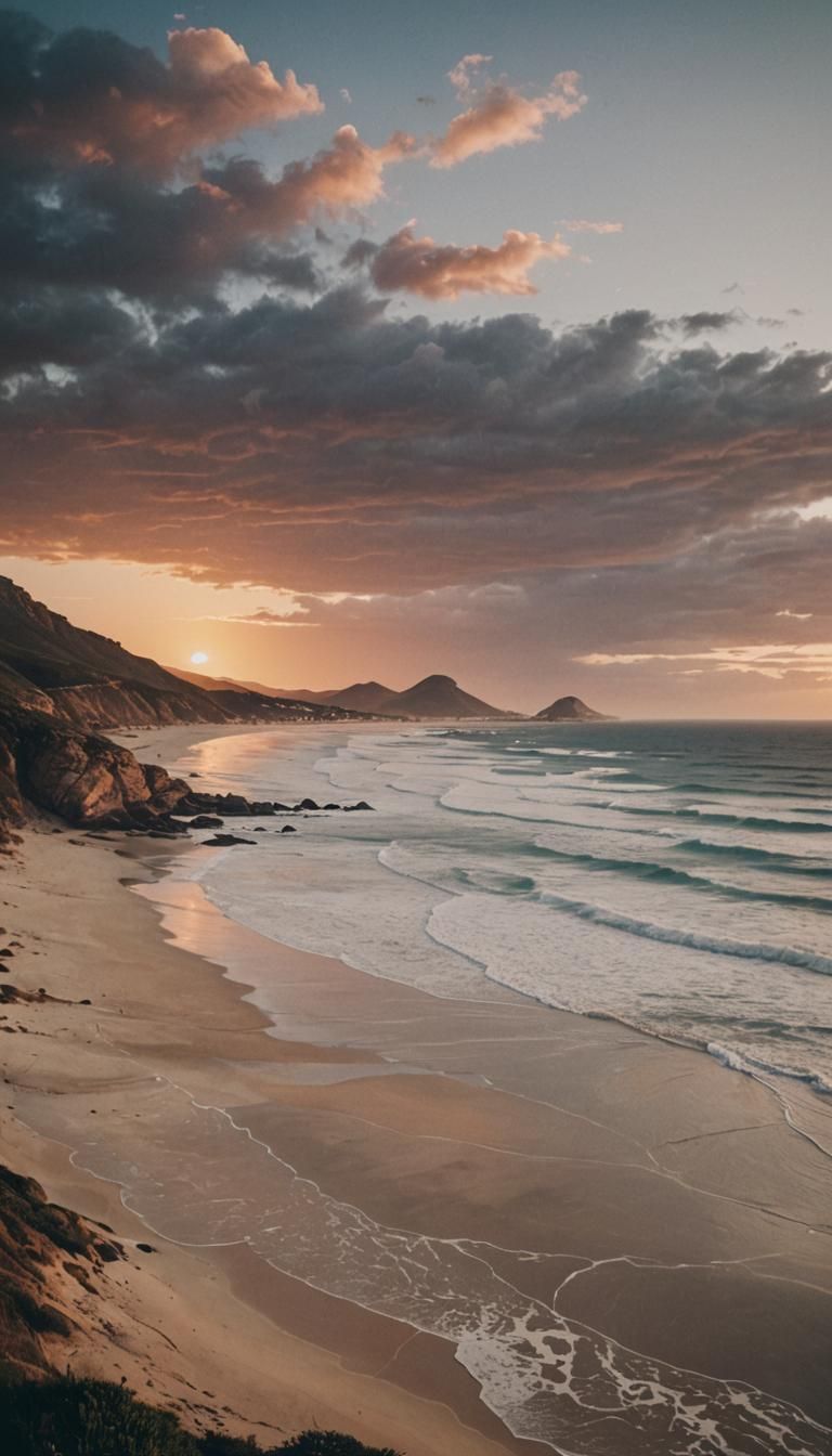 Beach Sunset in South Africa