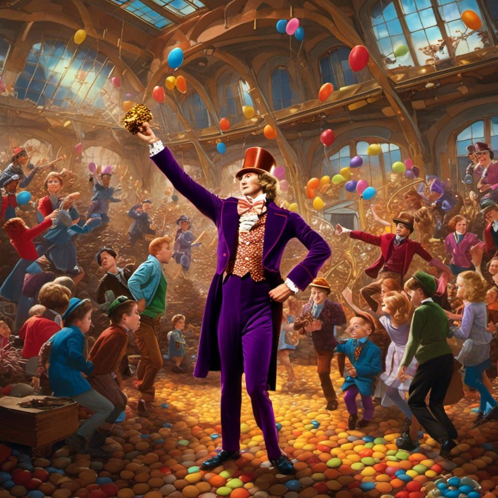 Willy Wonka's Dance in the Chocolate Factory