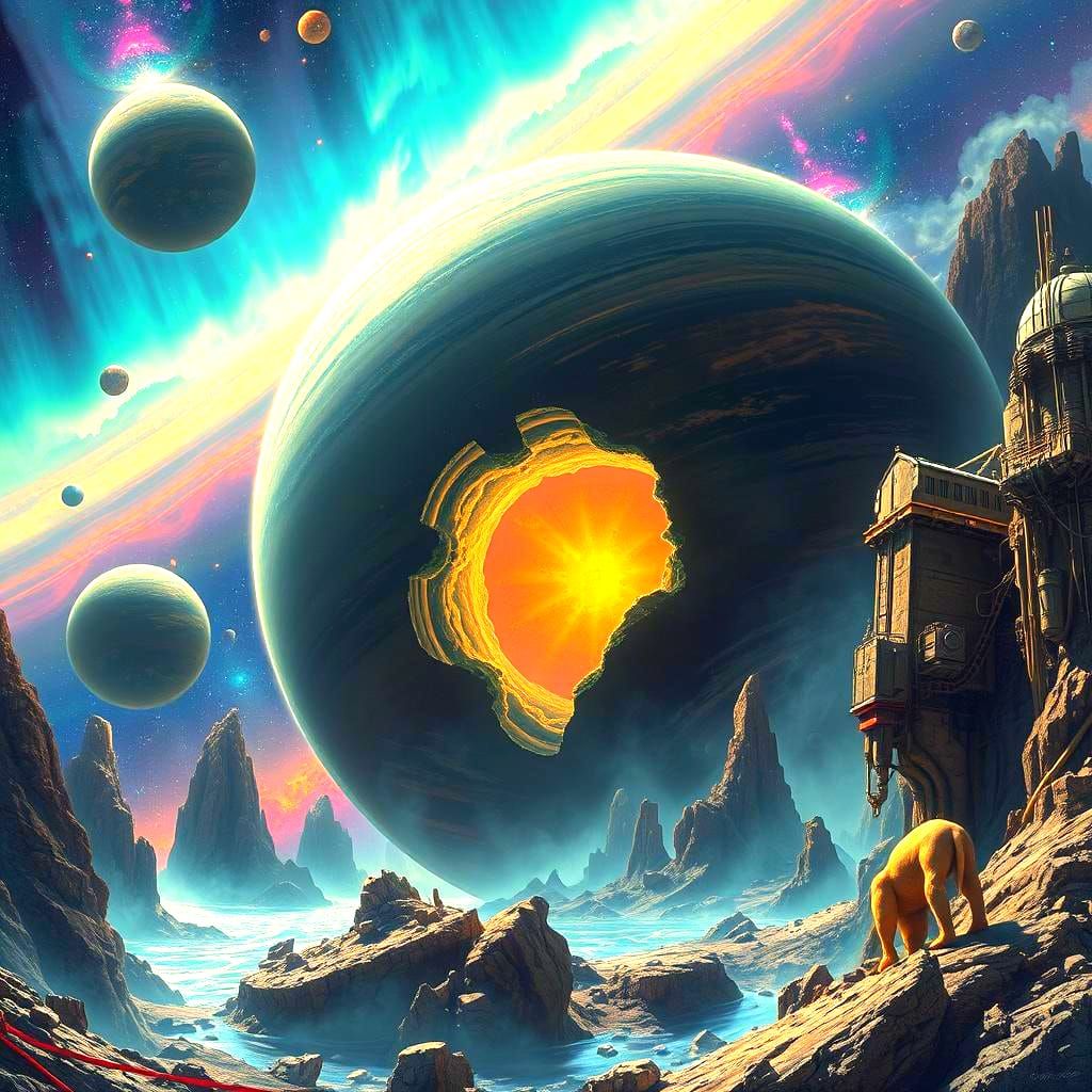 Unique esthetic planet