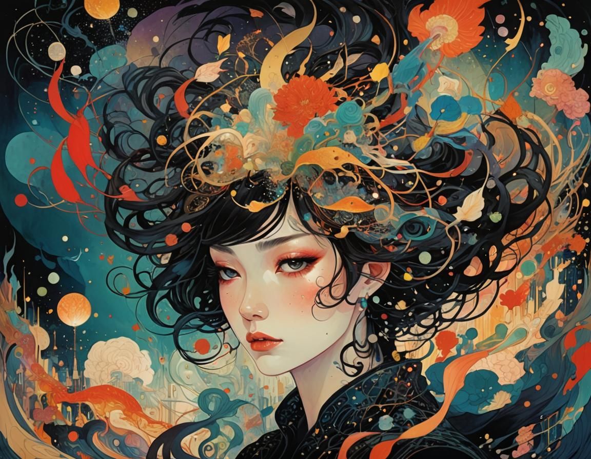 Chaotic Mindscape of Anxious Thoughts