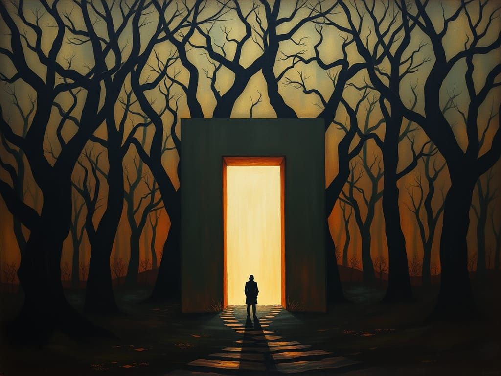 Shadows Before the Mystic Portal