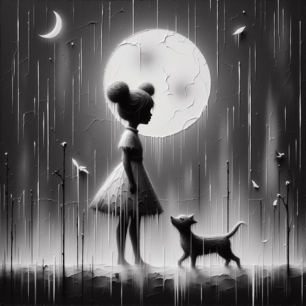 Weird Moon Child Portrait