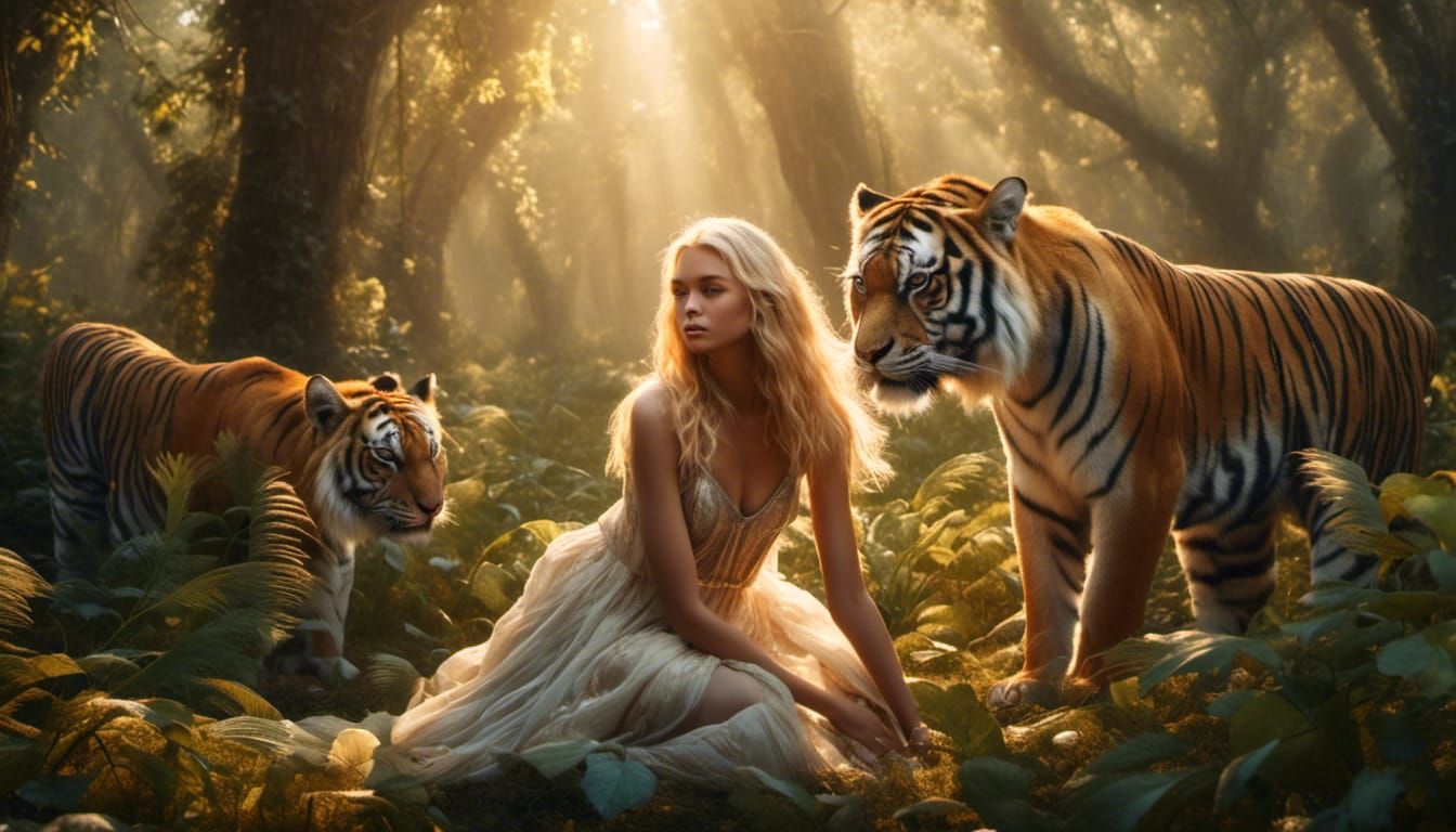 🐅🐯Hanging out with the tigers🐯🐅