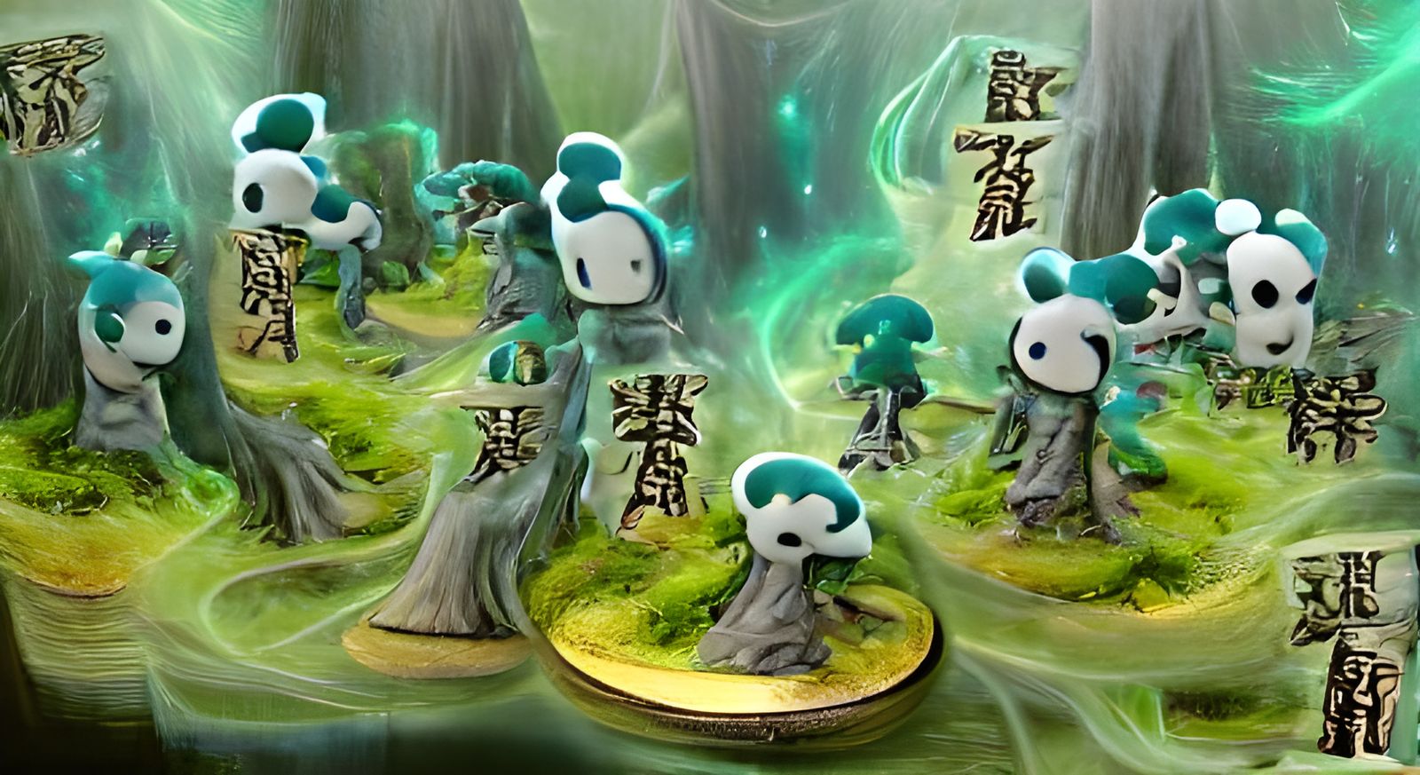 Enchanted Kodama Spirit Forest
