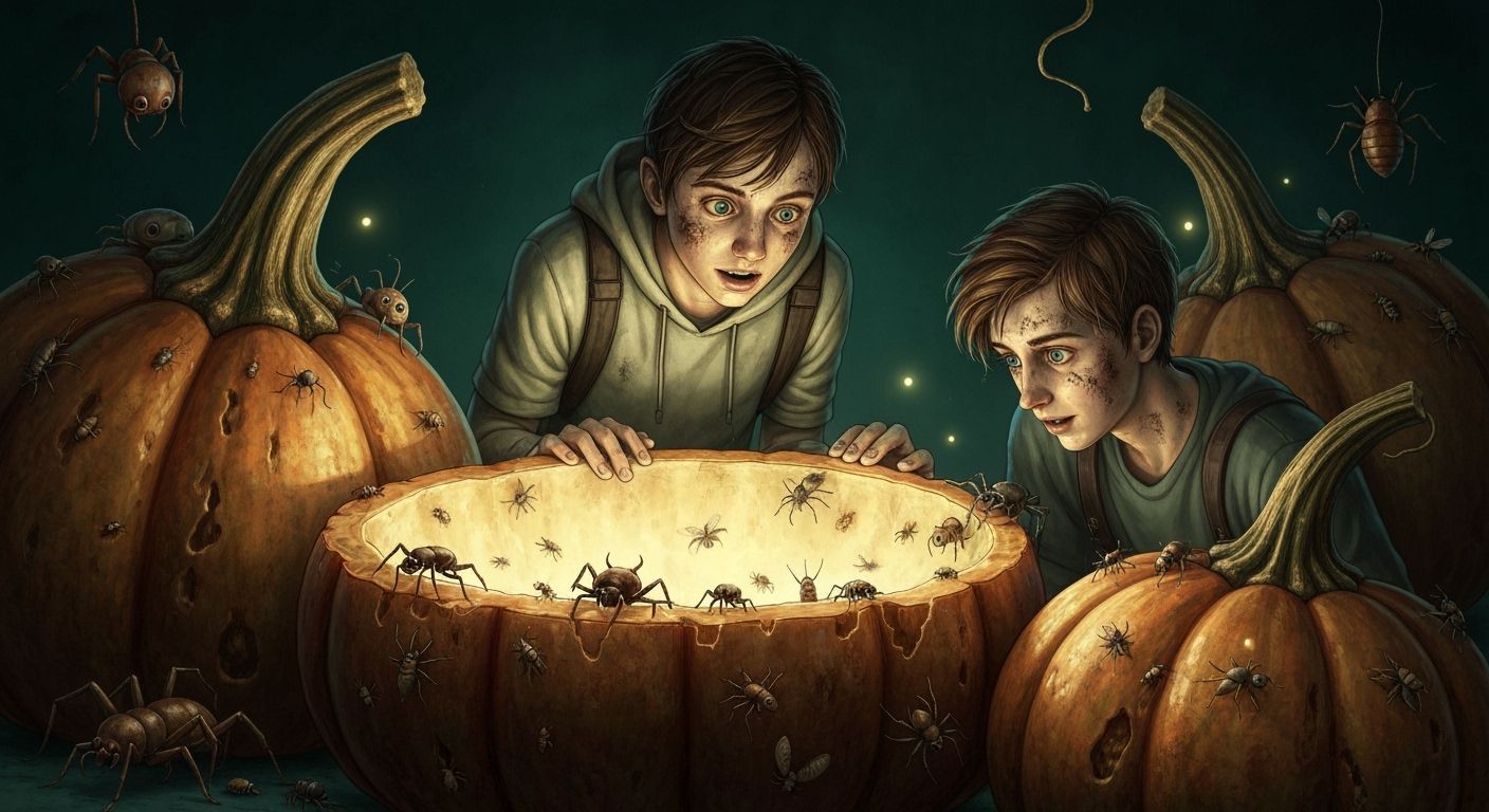 Surreal Gourd Reveals Insect Wonderland