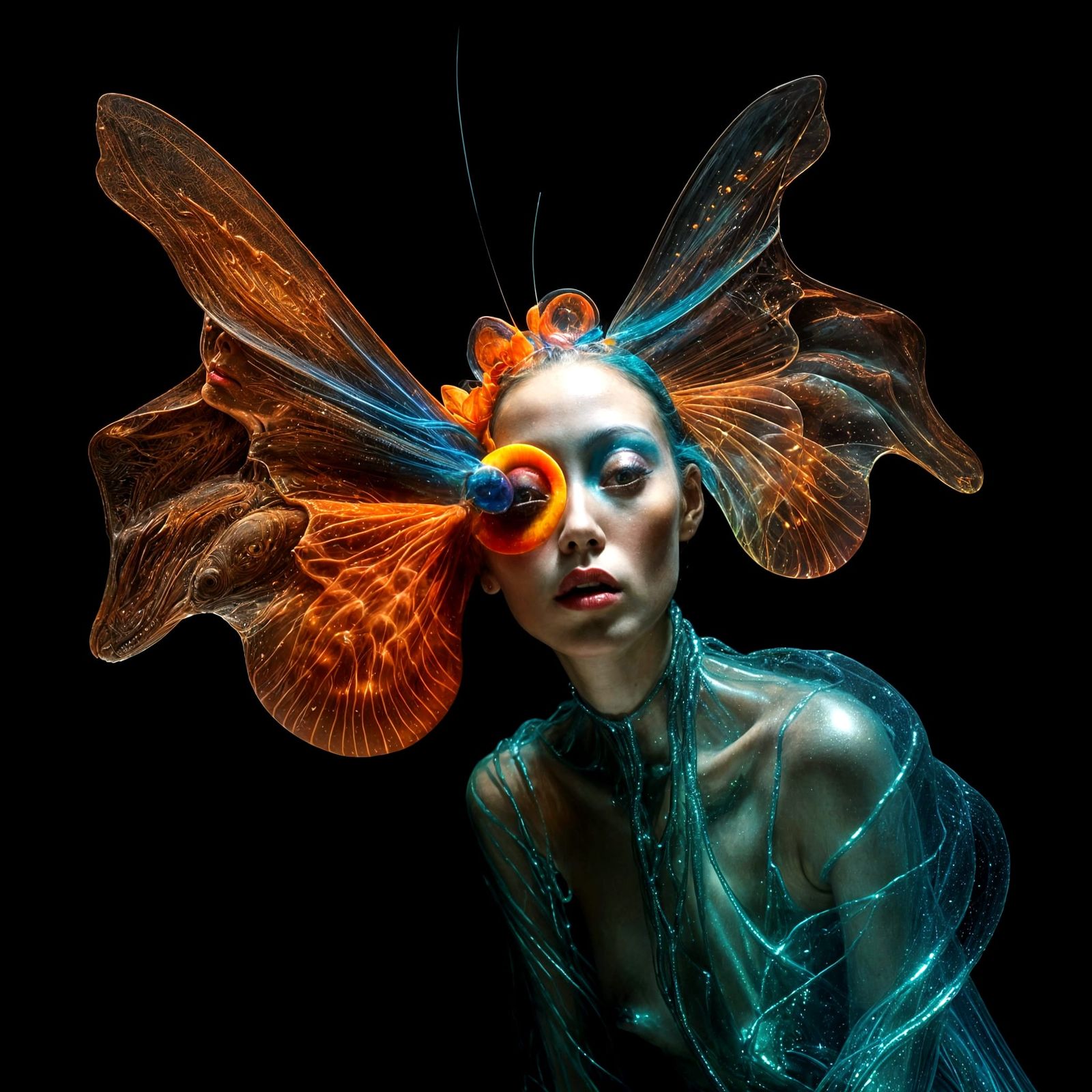 Exquisite Alien People and Pets in Surreal Photo