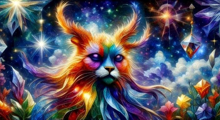 Crystal Gemstone Garden Geode in 3D