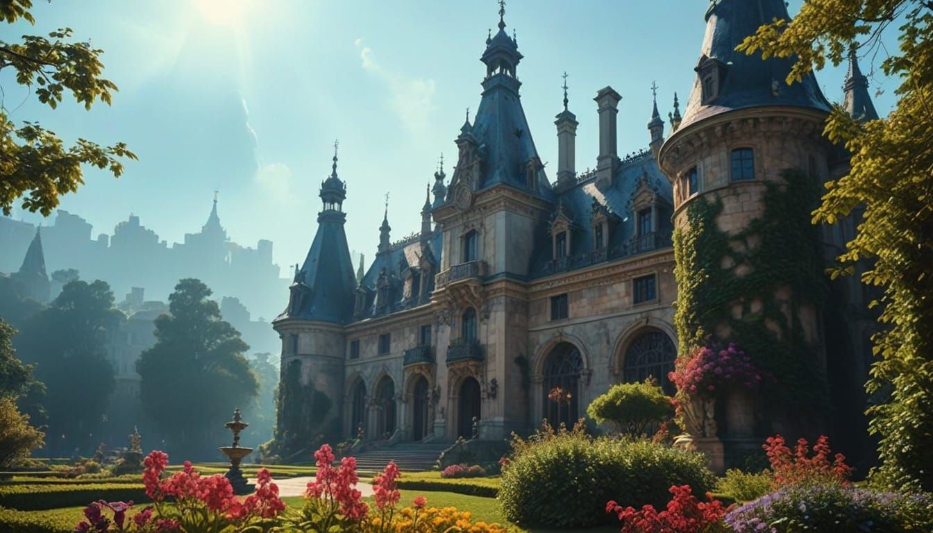 Majestic Renaissance Chateau in Grandiose Baroque Style