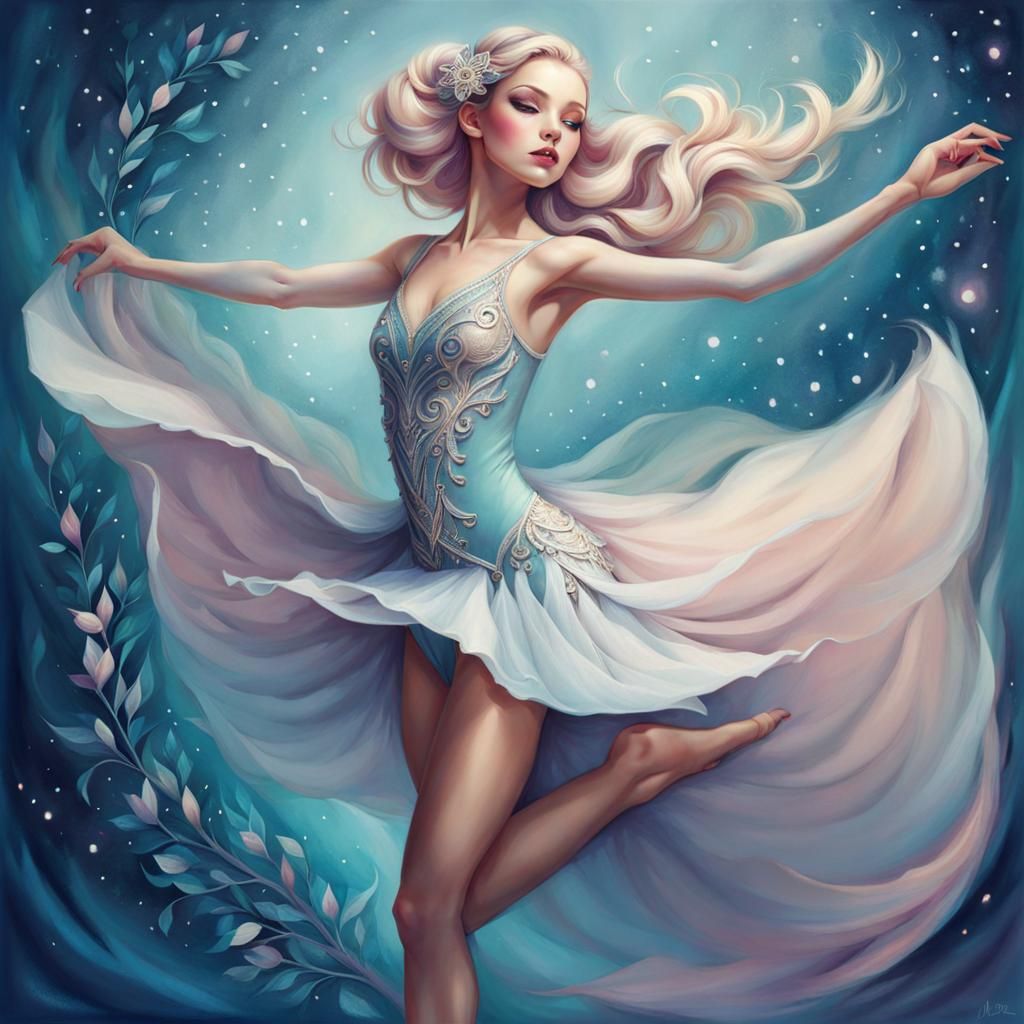 Figure Skater in Dittman Style