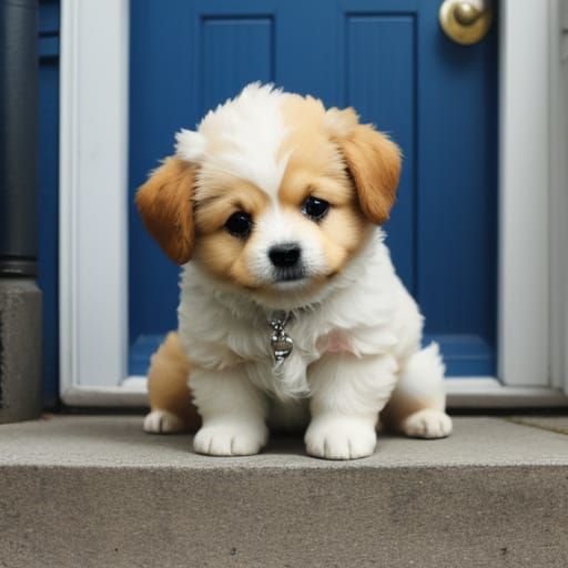 An Adorable Dog Generated by AI