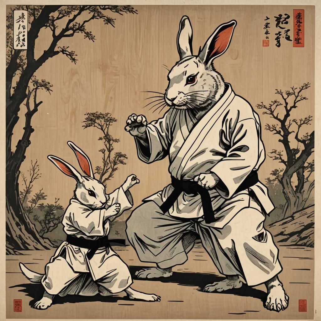 The Karate Rabbit 1