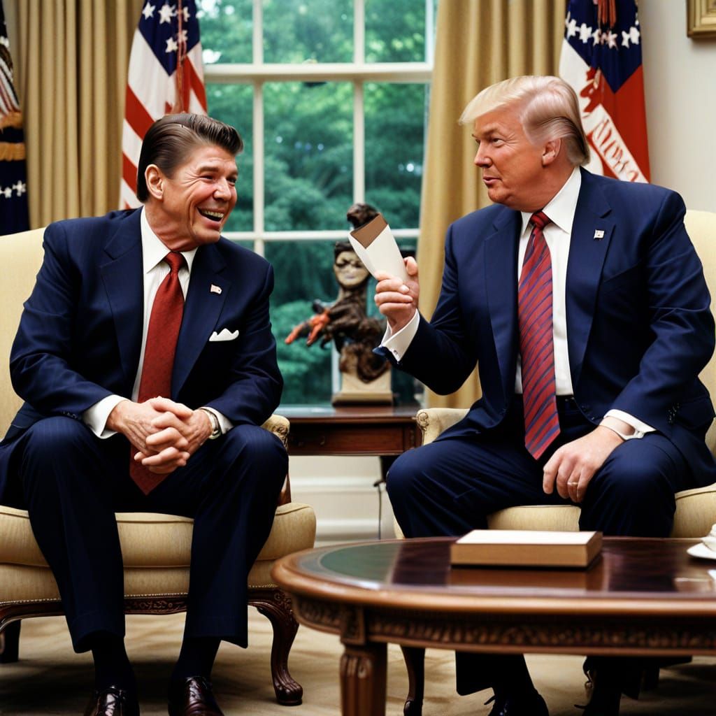 Iconic Leaders in a Moment of Leisure