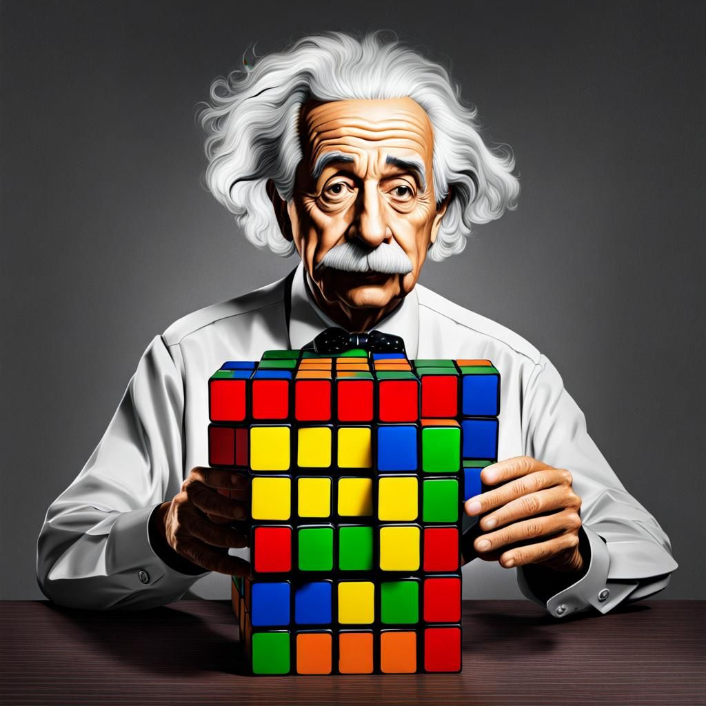 Einstein Solves a Rubik's Cube