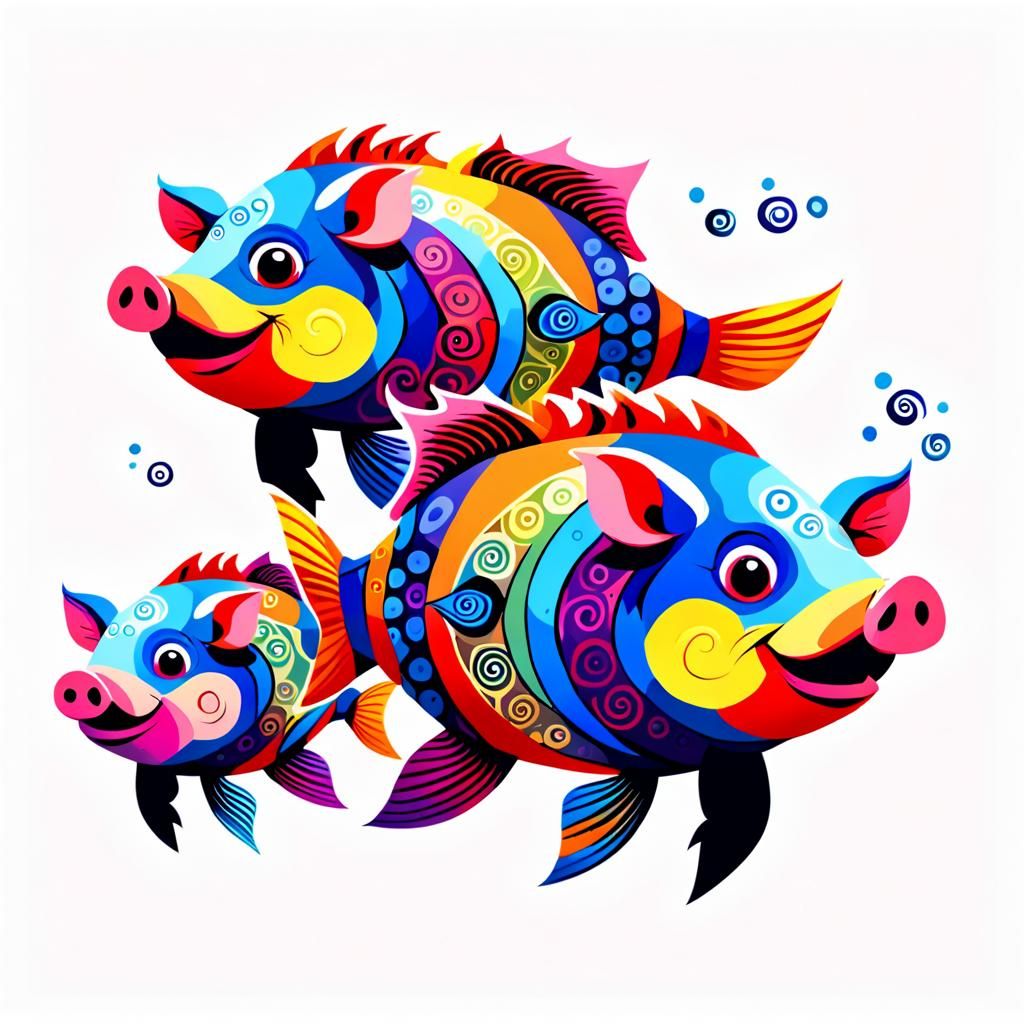 Three Little Fish Pigs