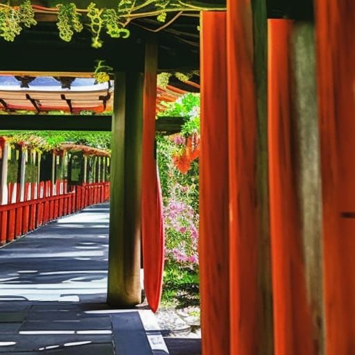 Walkway to the Shrine 💚
